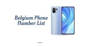 Belgium Phone Number List