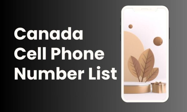 Canada Cell Phone Number List