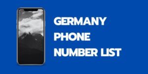 Germany Phone Number List