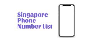 Singapore Phone Number List