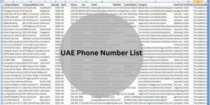 UAE Phone Number List