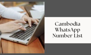 Cambodia WhatsApp Number List