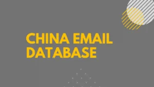 China Email Database