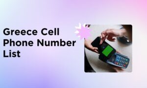 Greece Cell Phone Number List