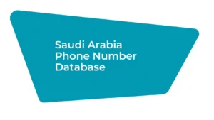 Saudi Arabia Phone Number Database