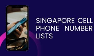 Singapore Cell Phone Number Lists