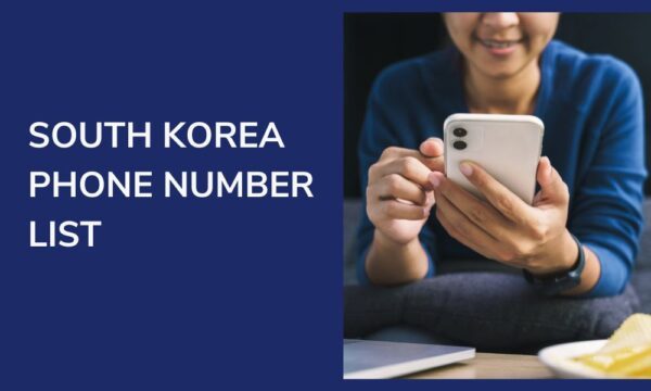 South Korea Phone Number List