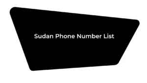 Sudan Phone Number List