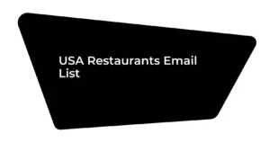 USA Restaurants Email List