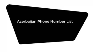 Azerbaijan Phone Number List