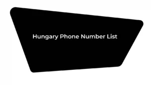 Hungary Phone Number List