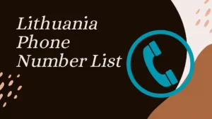 Lithuania Phone Number List