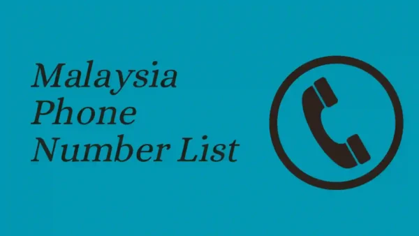 Malaysia Phone Number List