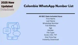 Colombia WhatsApp Number List