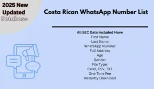 Costa Rican WhatsApp Number List