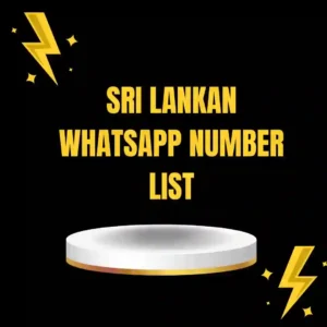 Sri Lankan WhatsApp Number List