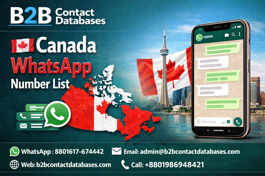 Canada WhatsApp Number List