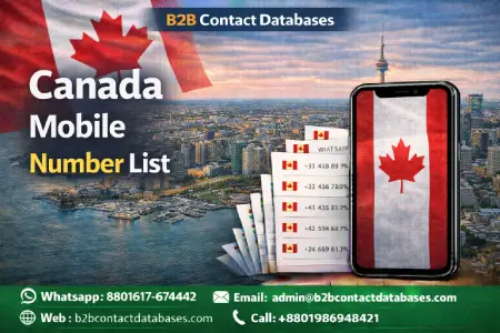 Canada Mobile Number List	
